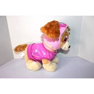 Build A Bear BAB Nickelodeon Paw Patrol Skye 11” Plush W/ Pink Aviation Costume